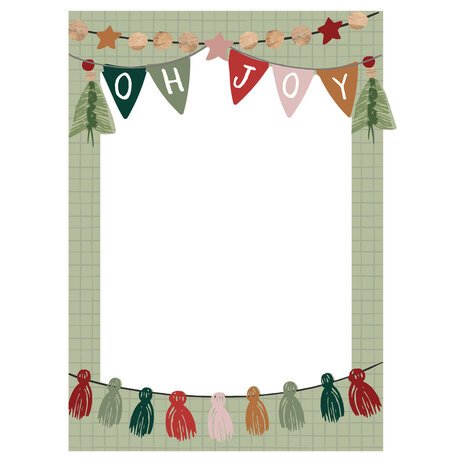 Simple Stories Boho Christmas Chipboard Frames (20622) (DISCONTINUED)