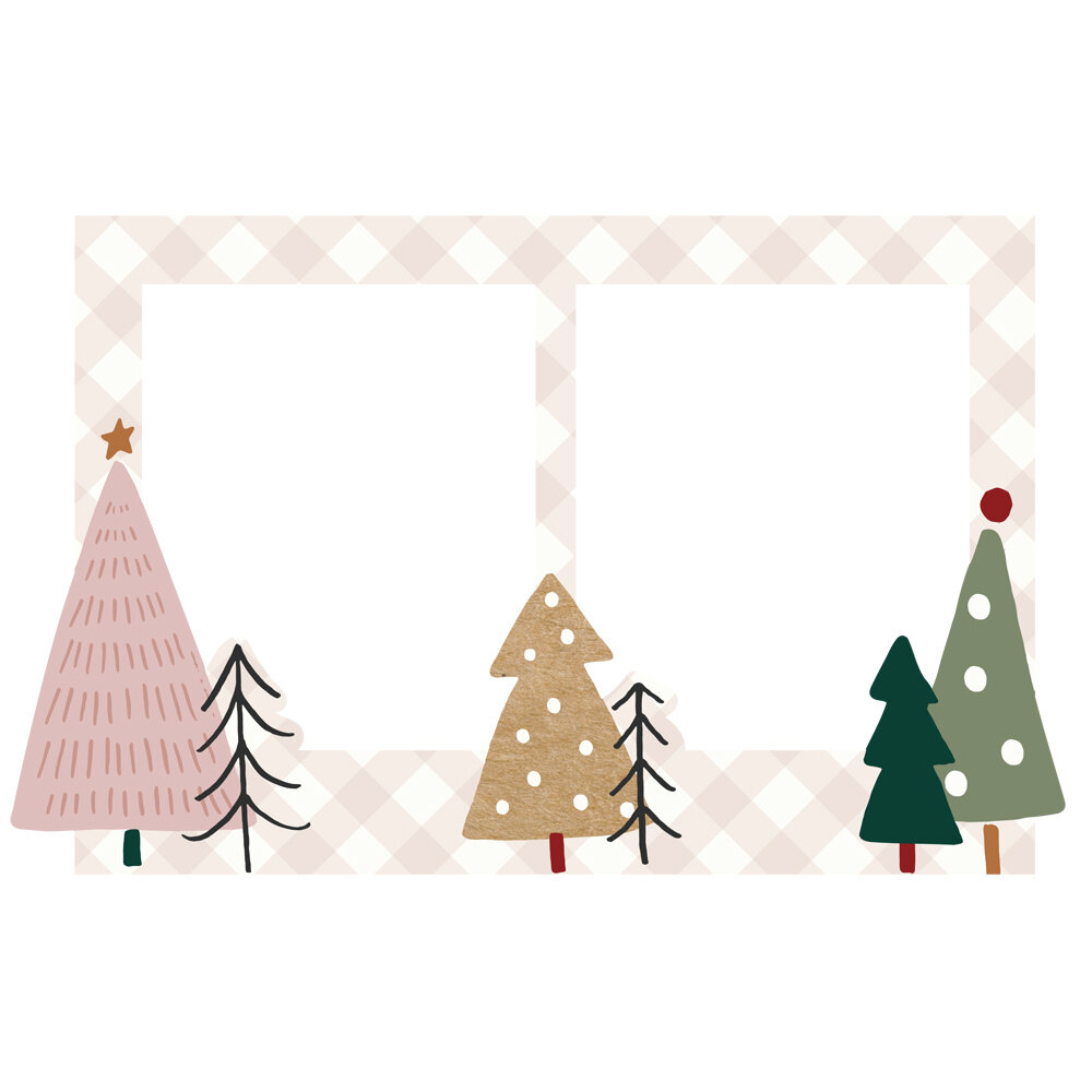 Simple Stories Boho Christmas Chipboard Frames (20622) (DISCONTINUED)