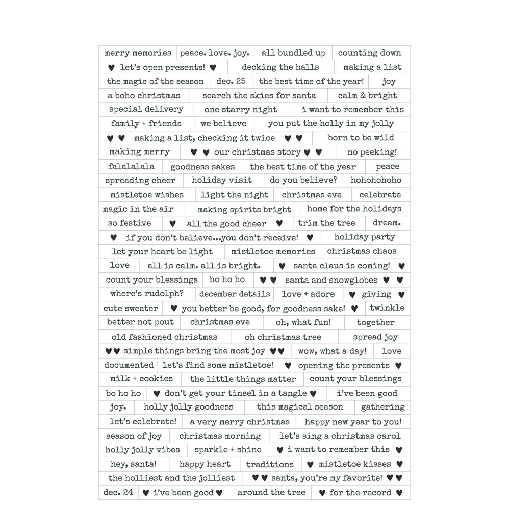 Simple Stories Boho Christmas Sticker Book (20621) (DISCONTINUED)