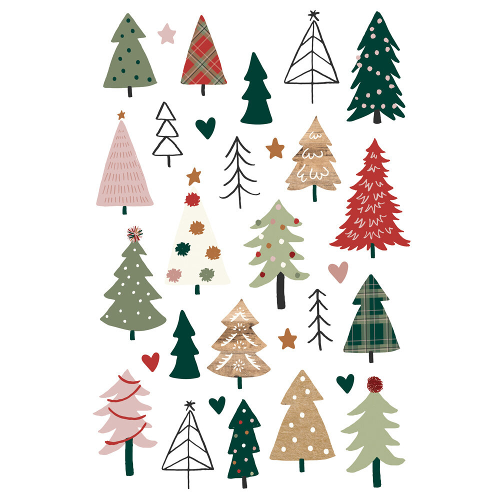 Simple Stories Boho Christmas Sticker Book (20621) (OUTLET)