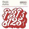 Simple Stories Boho Christmas Number Bits & Pieces (20620) (DISCONTINUED)