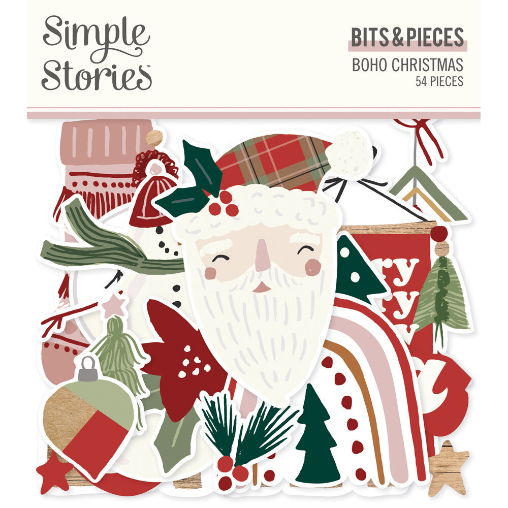 Simple Stories Boho Christmas Bits & Pieces (20618) (OUTLET)