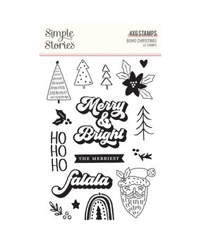 Simple Stories Boho Christmas Stamps (20616) (DISCONTINUED)