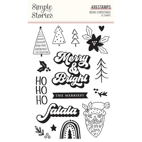 Simple Stories Boho Christmas Stamps (20616) (OUTLET)