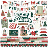 Simple Stories Boho Christmas Cardstock Stickers (20602) (DISCONTINUED)