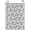 Simple Stories Simple Vintage Dear Santa Stencil Holly (20834) (DISCONTINUED)