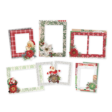 Simple Stories Simple Vintage Dear Santa Chipboard Frames (20827) (DISCONTINUED)