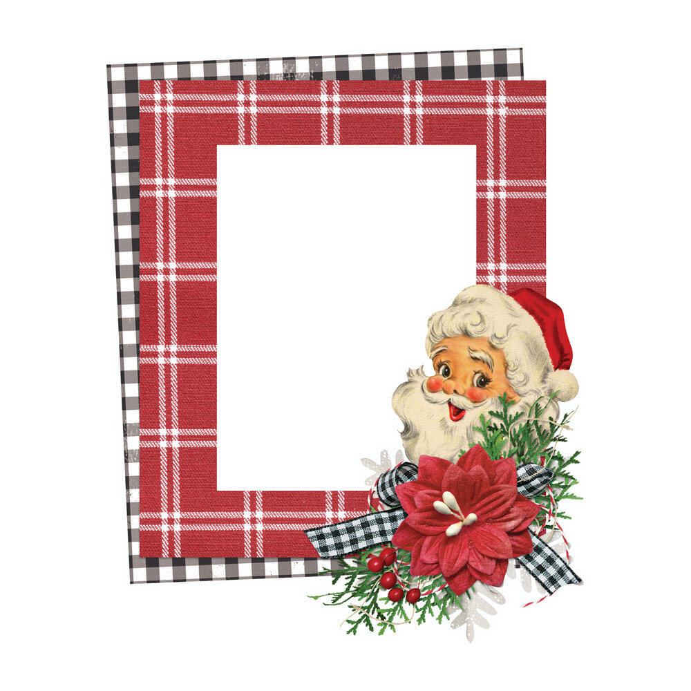 Simple Stories Simple Vintage Dear Santa Chipboard Frames (20827) (DISCONTINUED)
