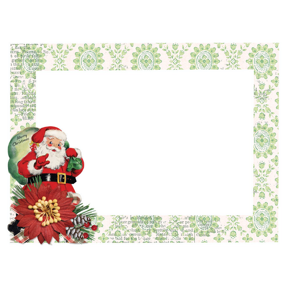 Simple Stories Simple Vintage Dear Santa Chipboard Frames (20827) (DISCONTINUED)