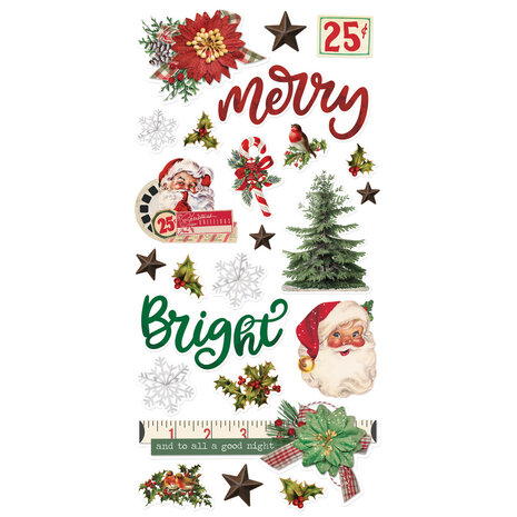 Simple Stories Simple Vintage Dear Santa Chipboard (20821) (OUTLET)