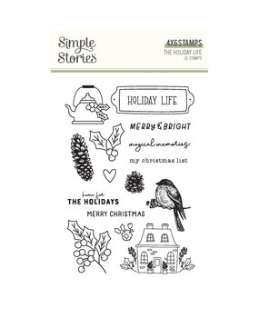 Simple Stories The Holiday Life Stamps (20516) (DISCONTINUED)
