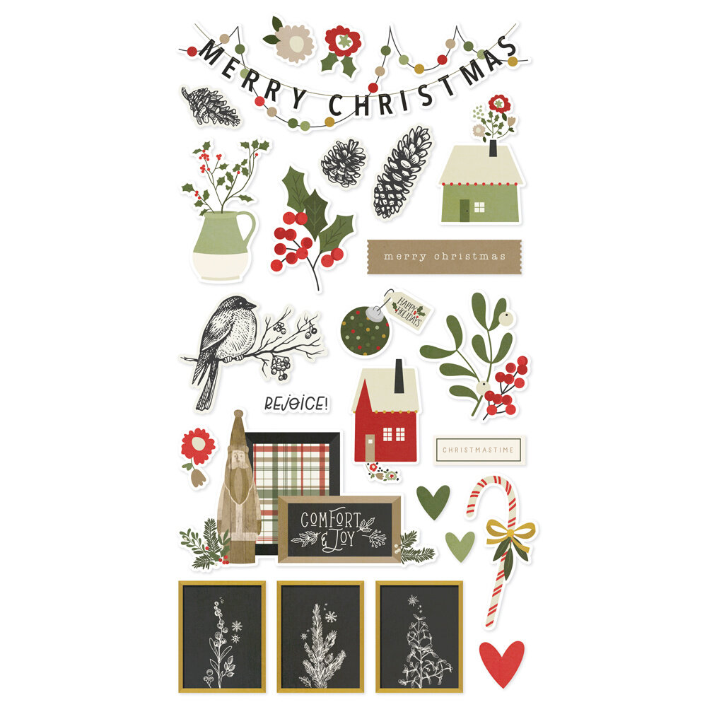 Simple Stories The Holiday Life Chipboard (20517) (DISCONTINUED)