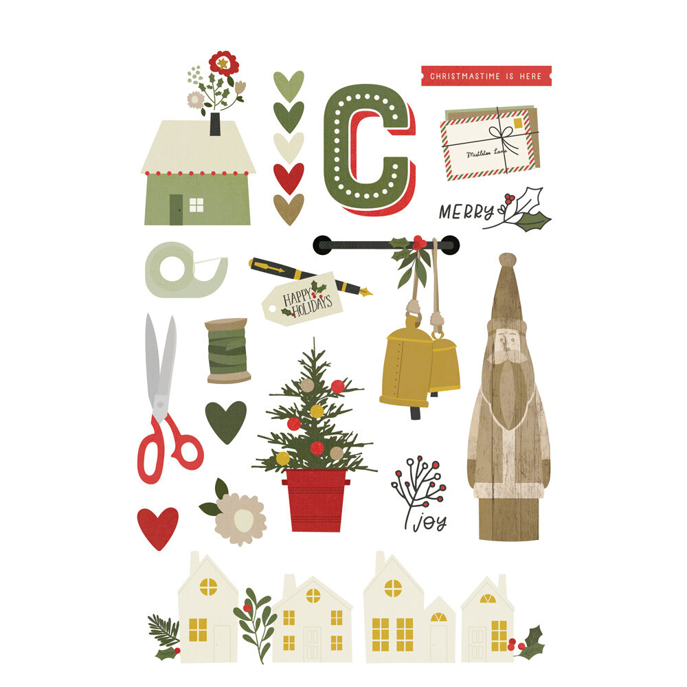 Simple Stories The Holiday Life Sticker Book (20521) (DISCONTINUED)