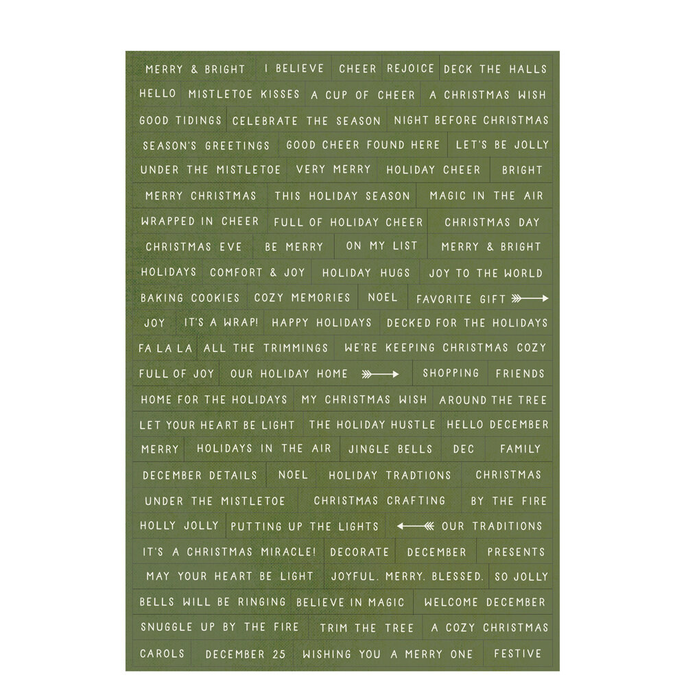 Simple Stories The Holiday Life Sticker Book (20521) (DISCONTINUED)