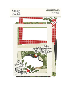 Simple Stories The Holiday Life Chipboard Frames (20522) (DISCONTINUED)