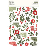Simple Stories The Holiday Life Rub-ons (20526) (OUTLET)