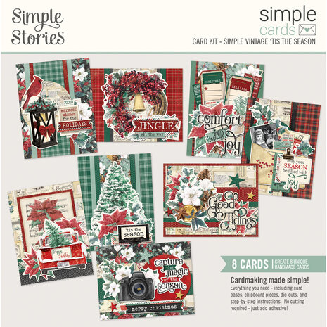 Simple Stories Simple Vintage 'Tis The Season Simple Cards Kit (20736) (DISCONTINUED)