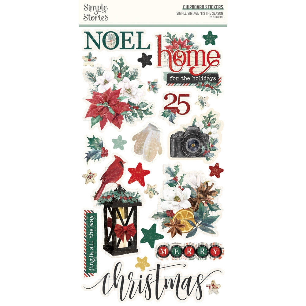 Simple Stories Simple Vintage 'Tis The Season Chipboard (20721) (DISCONTINUED)