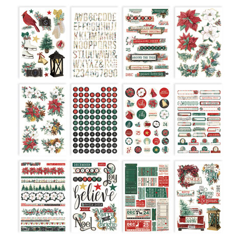 Simple Stories Simple Vintage 'Tis The Season Sticker Book (20725) (DISCONTINUED)