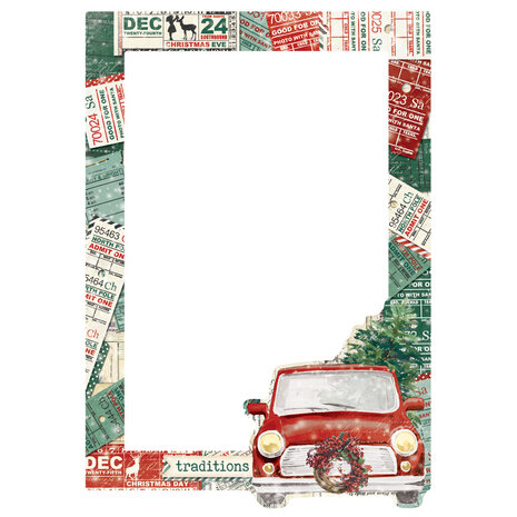 Simple Stories Simple Vintage 'Tis The Season Chipboard Frames (20726) (DISCONTINUED)