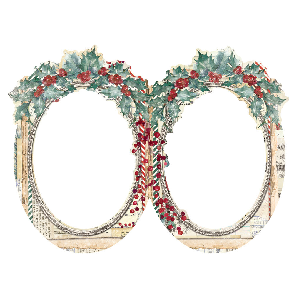 Simple Stories Simple Vintage 'Tis The Season Chipboard Frames (20726) (DISCONTINUED)