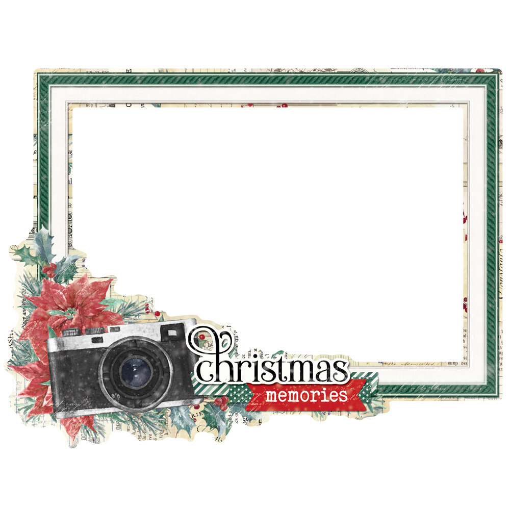 Simple Stories Simple Vintage 'Tis The Season Chipboard Frames (20726) (DISCONTINUED)