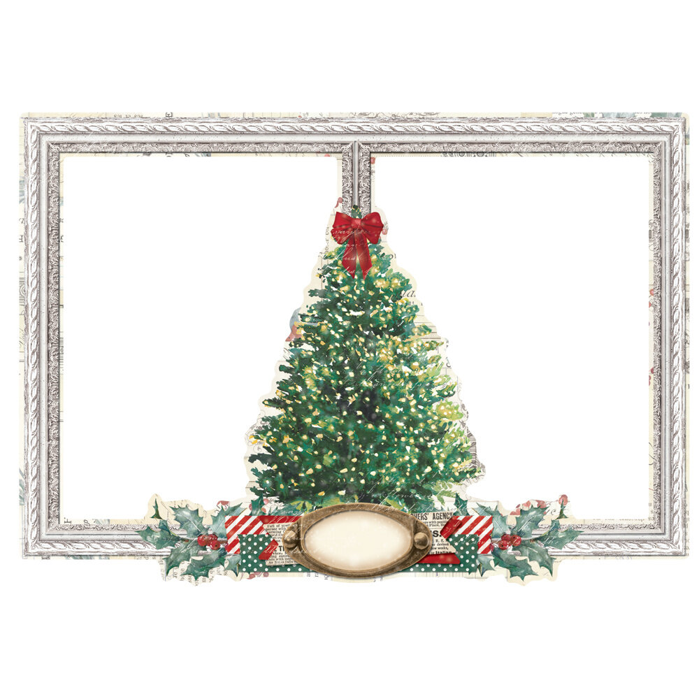 Simple Stories Simple Vintage 'Tis The Season Chipboard Frames (20726) (DISCONTINUED)
