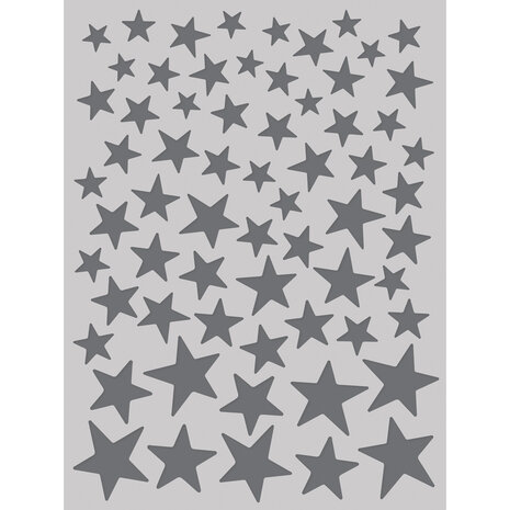 Simple Stories Simple Vintage 'Tis The Season Stencil Chrsitmas Stars (20734) (DISCONTINUED)