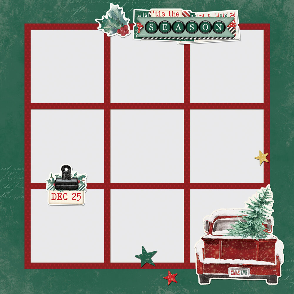 Simple Stories Simple Vintage 'Tis The Season Simple Pages Pieces (20735) (DISCONTINUED)