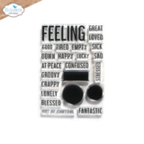 Elizabeth Craft Designs Feelings Stamps (CS315) (DISCONTINUED)