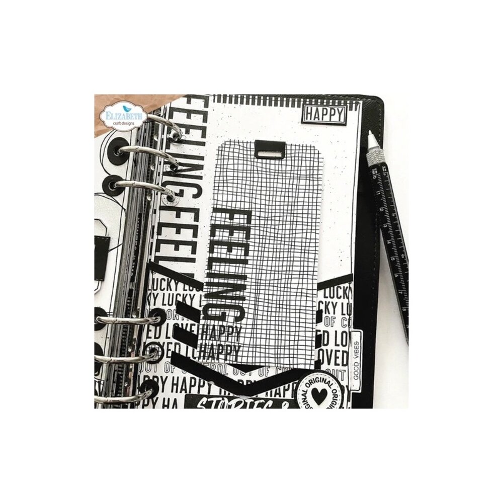 Elizabeth Craft Designs Feelings Stamps (CS315) (DISCONTINUED)