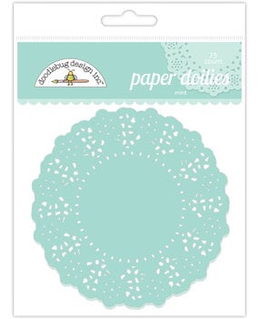 Doodlebug Design Mint Doilies (75pcs) (4618) (DISCONTINUED)