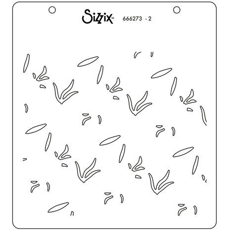 Sizzix Layered Stencils by Alexis Trimble Flower Patch (4pcs) (666273) (DISCONTINUED)