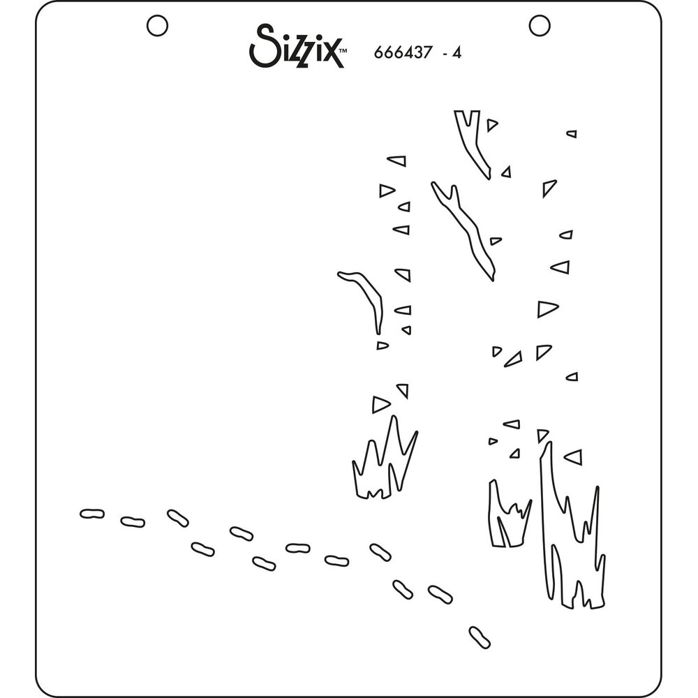 Sizzix Layered Stencils by Olivia Rose Winter Scene (4pcs) (666437) (DISCONTINUED) Sizzix Layered Stencils by Olivia Rose Winter Scene (4pcs) (666437) (DISCONTINUED)