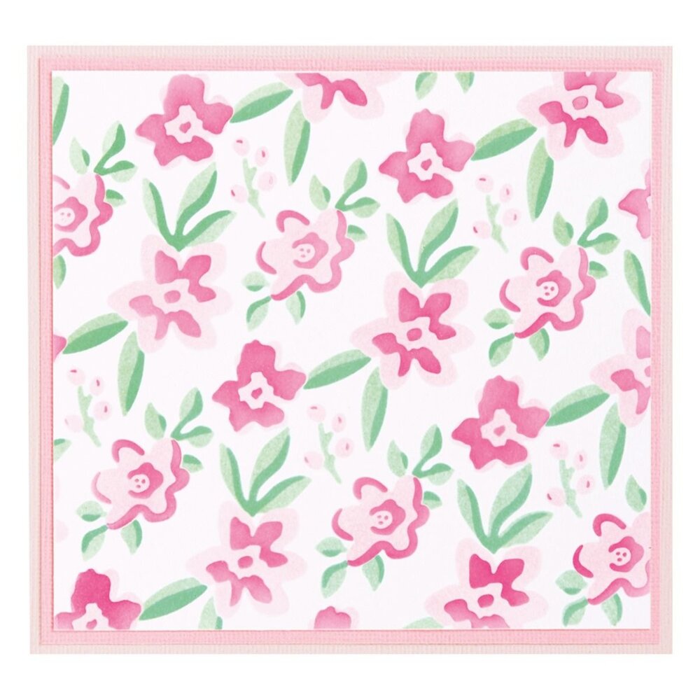 Sizzix Layered Stencils by Alexis Trimble Flower Patch (4pcs) (666273) (DISCONTINUED)