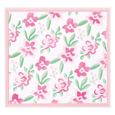 Sizzix Layered Stencils by Alexis Trimble Flower Patch (4pcs) (666273) (DISCONTINUED)