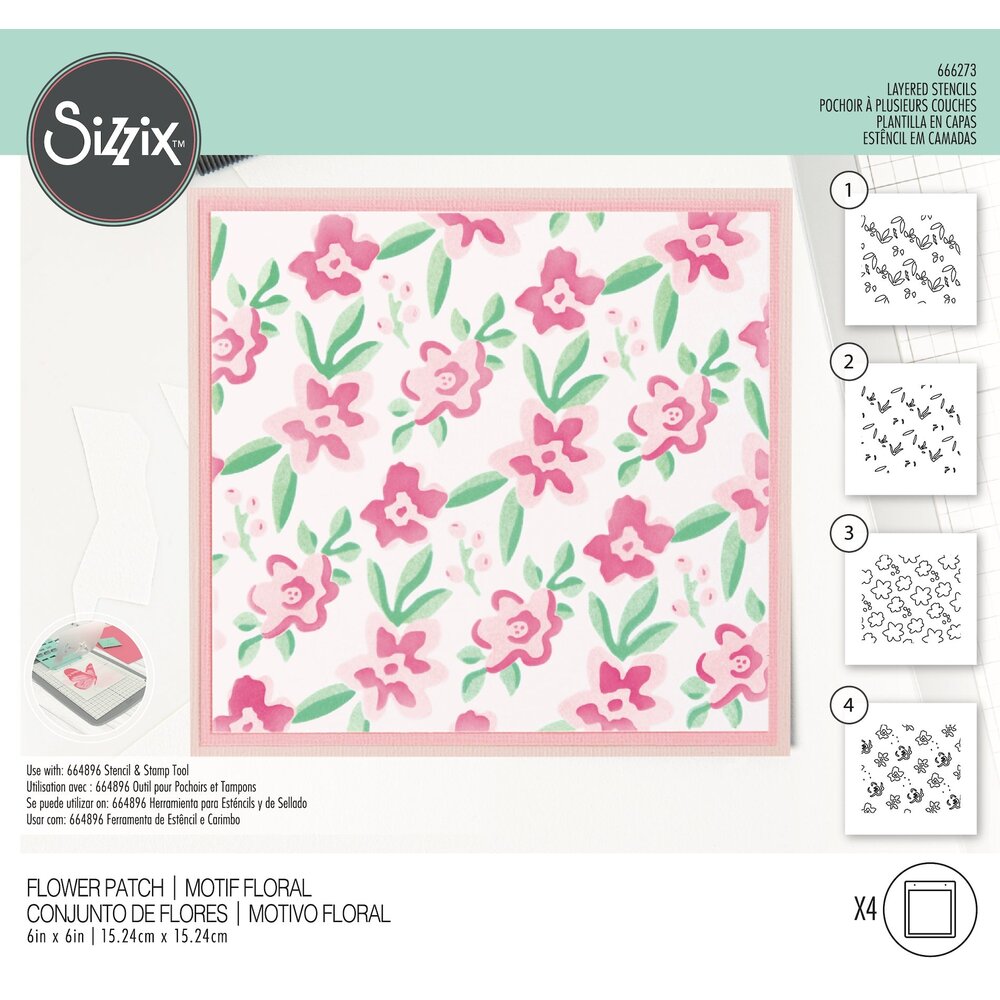 Sizzix 665095 Fustella Bigz – Motivo Torta Di Compleanno, Di Alexis Trimble, 7,9 X 4,1 Cm