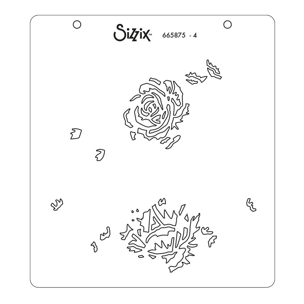 Sizzix Layered Stencils by Olivia Rose Floral Borders (4pcs) (665875) (DISCONTINUED) Sizzix Layered Stencils by Olivia Rose Floral Borders (4pcs) (665875) (DISCONTINUED)