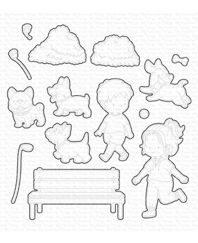 My Favorite Things Long Walk with a Best Friend Die-namics (MFT-2599) (OUTLET)