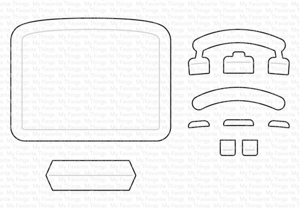 My Favorite Things Lunch Box Die-namics (MFT-2604) (OUTLET)