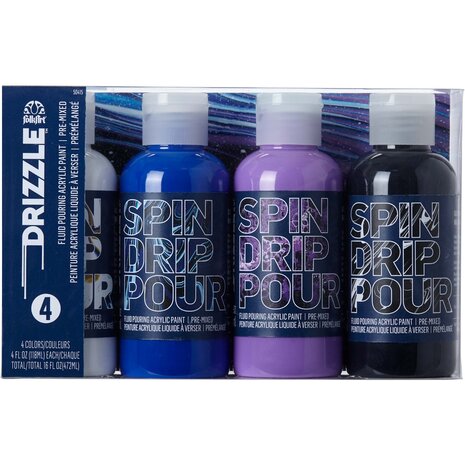 Folkart Drizzle Paint Set In a Galaxy 4x4 fl oz (50415) (DISCONTINUED) Folkart Drizzle Paint Set In a Galaxy 4x4 fl oz (50415) (DISCONTINUED)