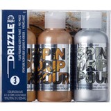 Folkart Drizzle Paint Set Mad Metallics 3x4 fl oz (50417) (DISCONTINUED)