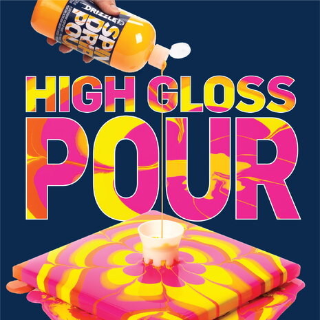 Folkart Drizzle Paint Set Neon Lights 4x4 fl oz (50416) (DISCONTINUED)