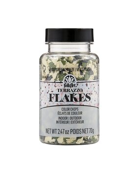 Folkart Terrazzo Flakes Green-Multi 70g (49937)