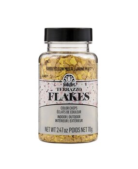 Folkart Terrazzo Flakes Yellow-Multi 70g (49935)