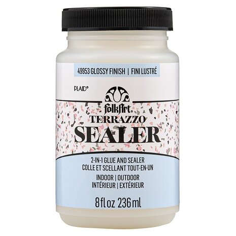 Folkart Terrazzo Sealer Glossy Finish 8 lf oz (49953)
