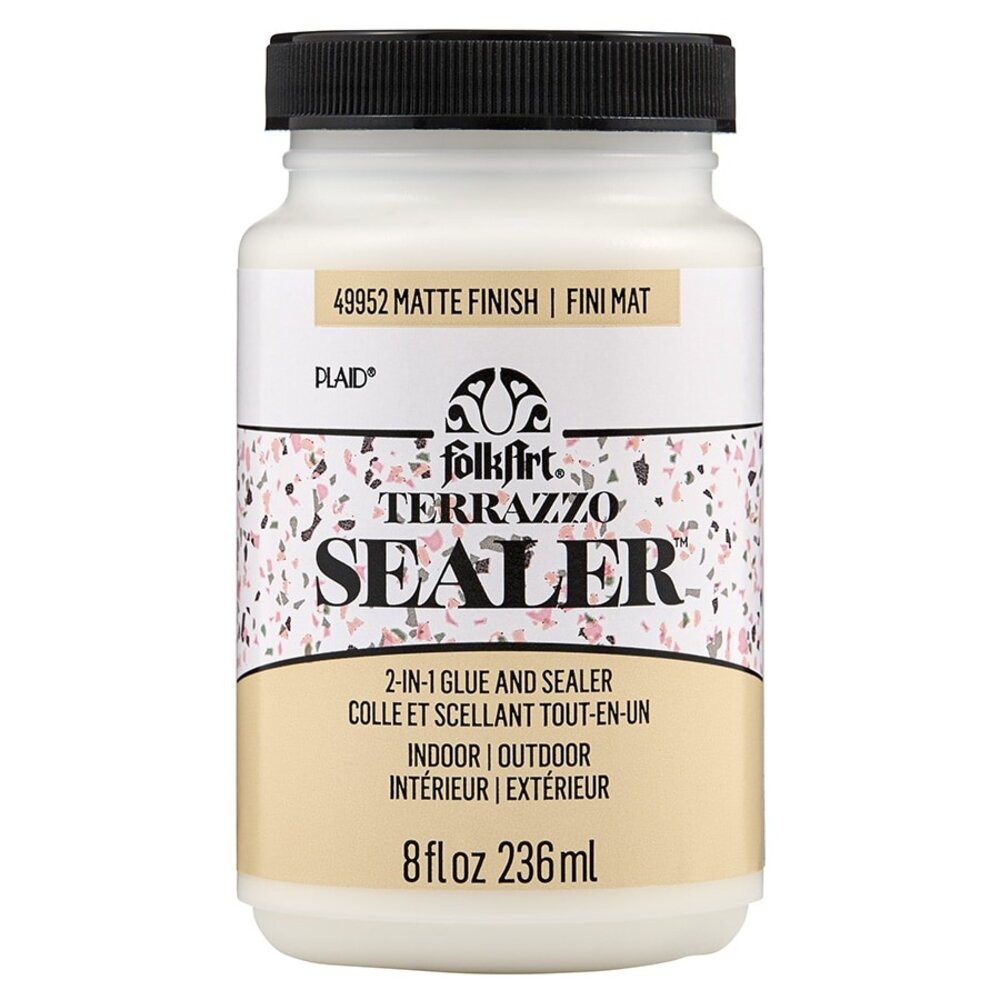 Folkart Terrazzo Sealer Matte Finish 8 fl oz (49952) Folkart Terrazzo Sealer Matte Finish 8 fl oz (49952)