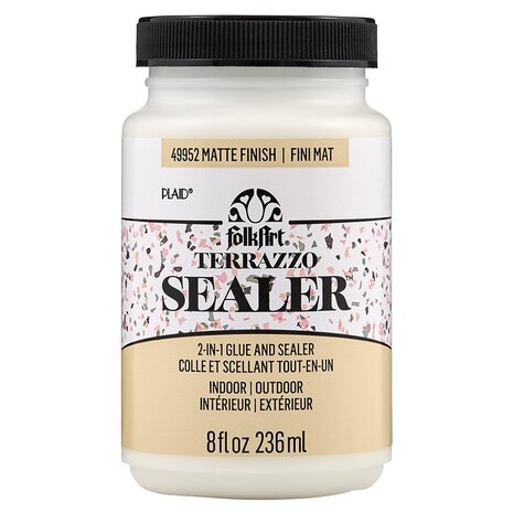 Folkart Terrazzo Sealer Matte Finish 8 fl oz (49952) Folkart Terrazzo Sealer Matte Finish 8 fl oz (49952)