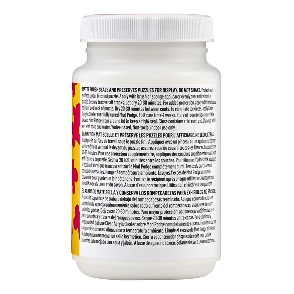 Mod Podge Puzzle Saver Matte Sealer/Glue/Finish 8 fl oz (CS27589)