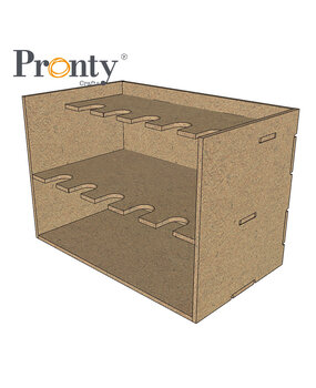 Pronty Crafts MDF Organizer Basic Box Blending Tool Storage (460.483.024) (DISCONTINUED)